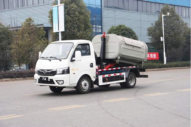比亞迪2.5方電動車廂可卸式垃圾車