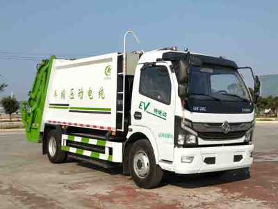 6方電動壓縮式垃圾車