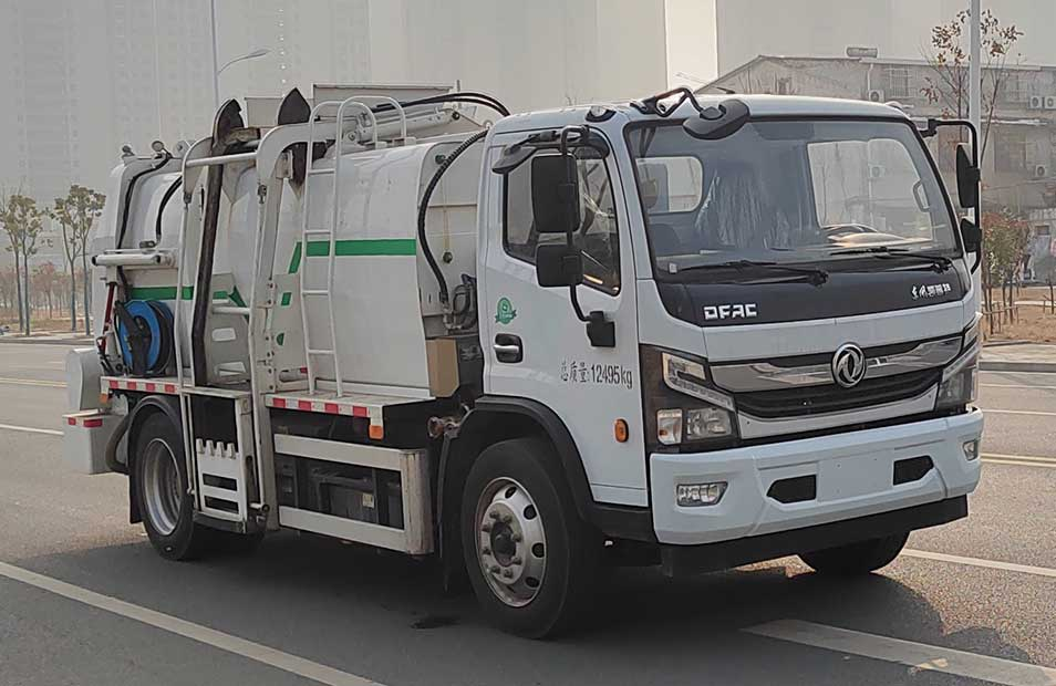 8方純電動餐廚垃圾車