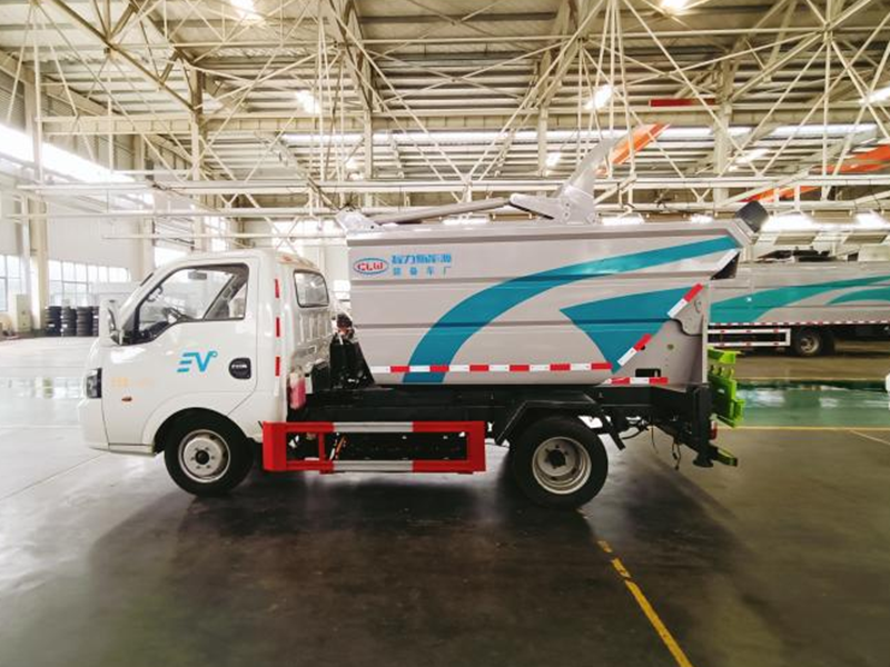 3.5方比亞迪T4純電動(dòng)自裝卸垃圾車