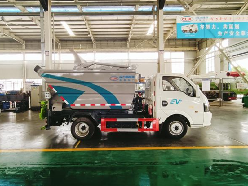 3.5方比亞迪T4純電動(dòng)自裝卸垃圾車